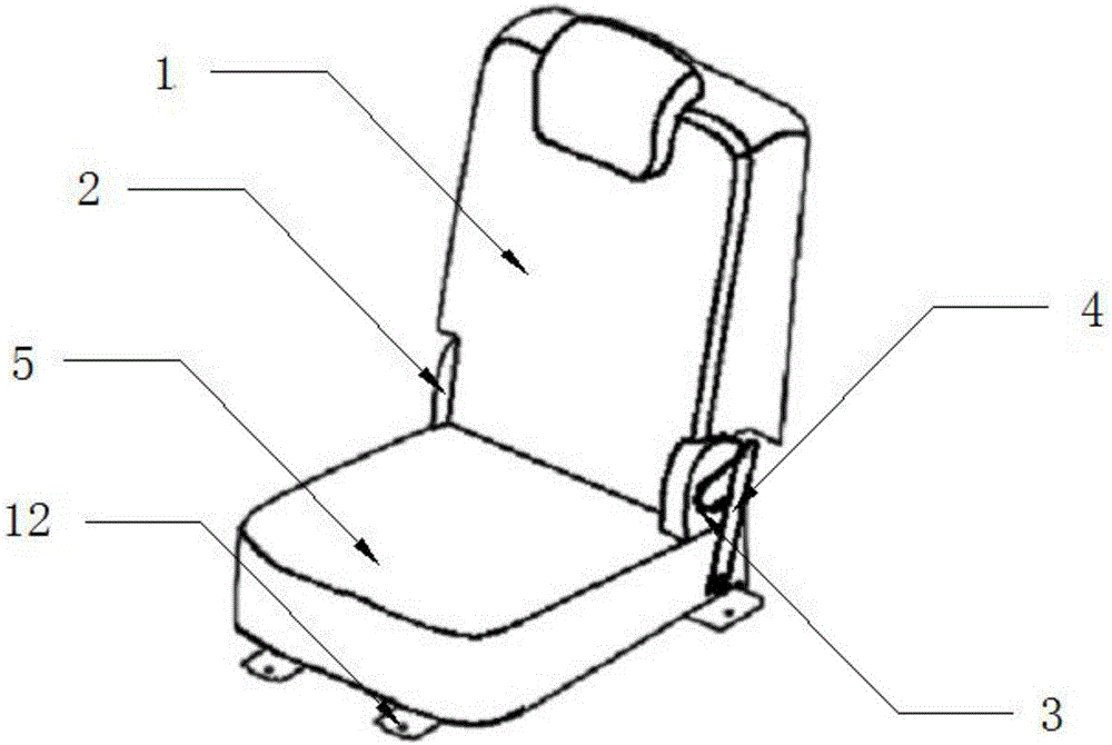 Connecting device between multiple rows of seats of automobile