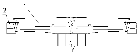 Suspended self-locking type prestress tensioning platform and prestress tensioning and later-period mud jacking operation method thereof