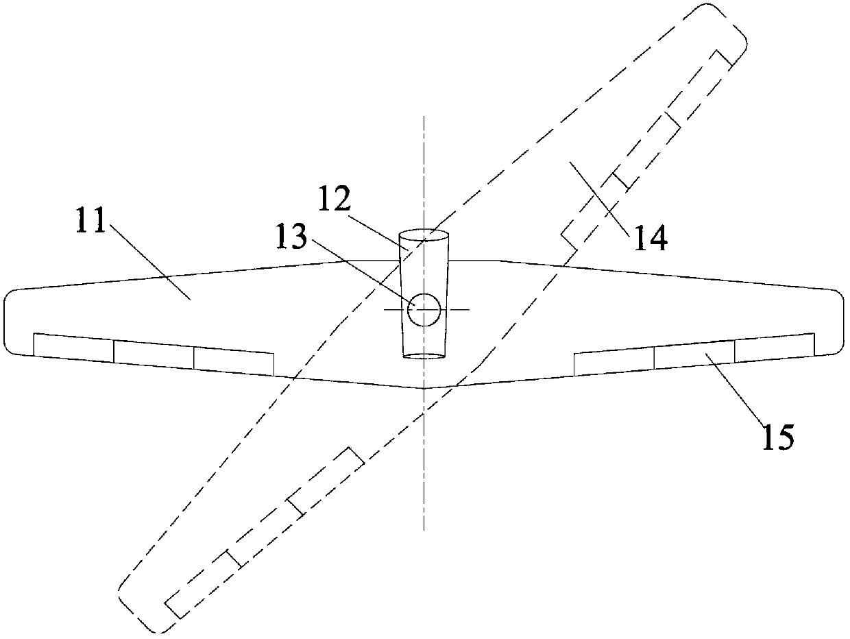 System composed of all-wing unmanned planes capable of making wings oblique and connected in parallel through coupling of wingtips