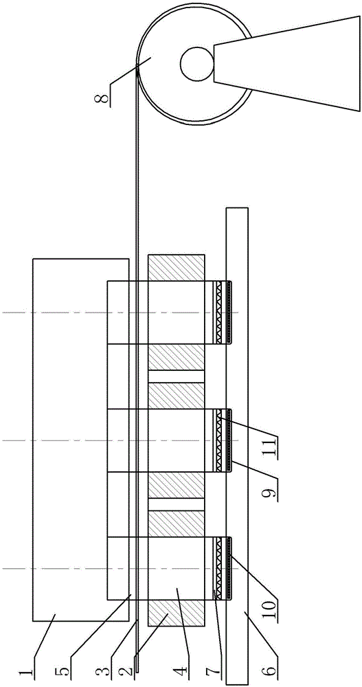 Structure for compositing wafers in inner caps