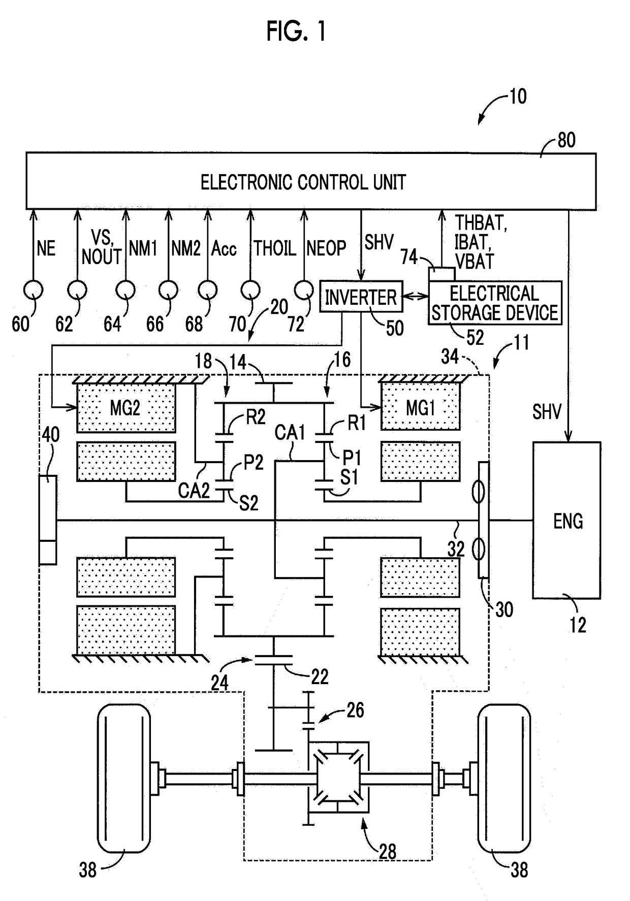 Power Transmission System For Vehicle