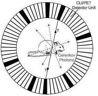 Cerenkov radiation imaging method and system