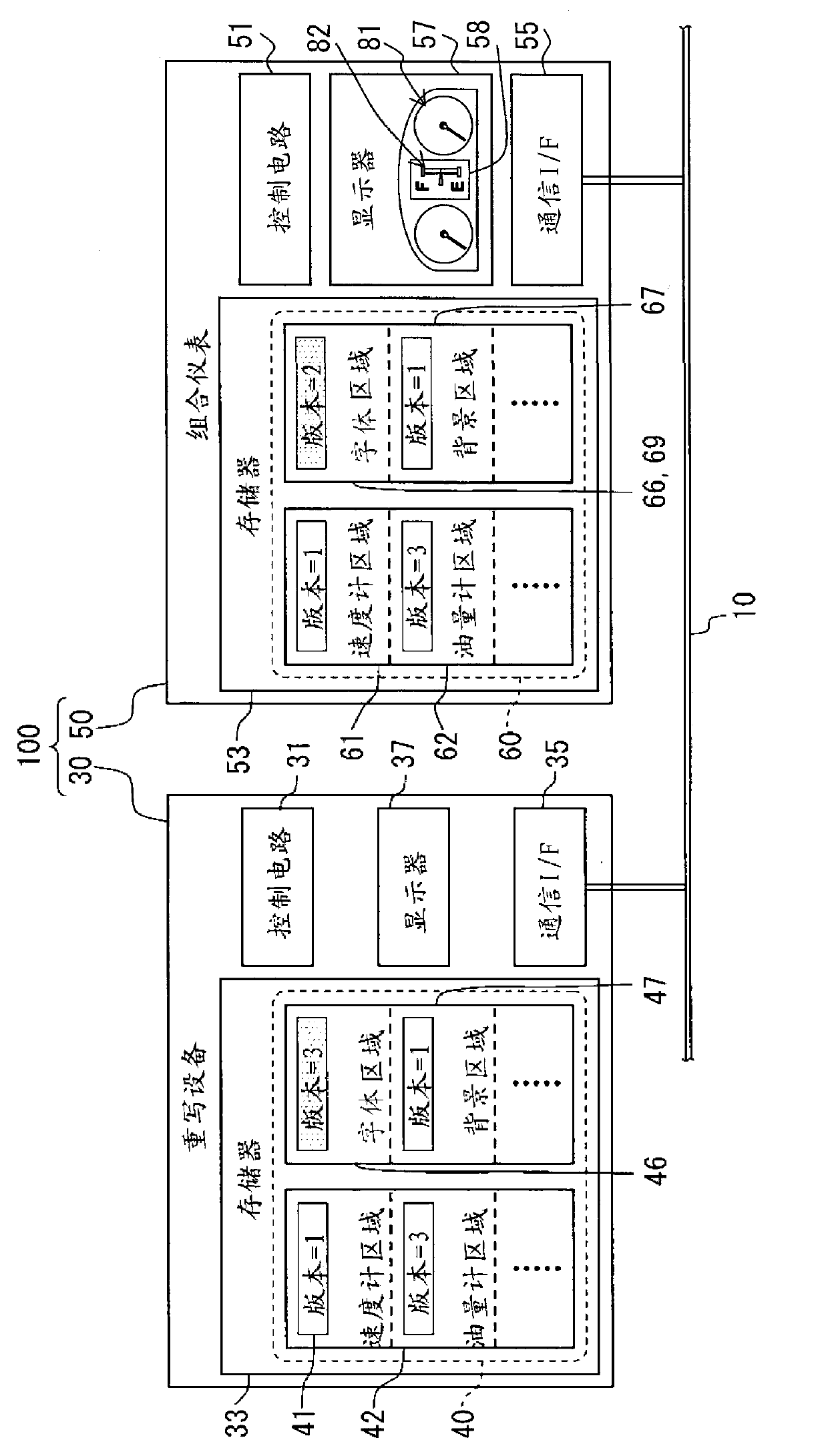 Data rewrite system for vehicle, in-vehicle apparatus and rewrite apparatus