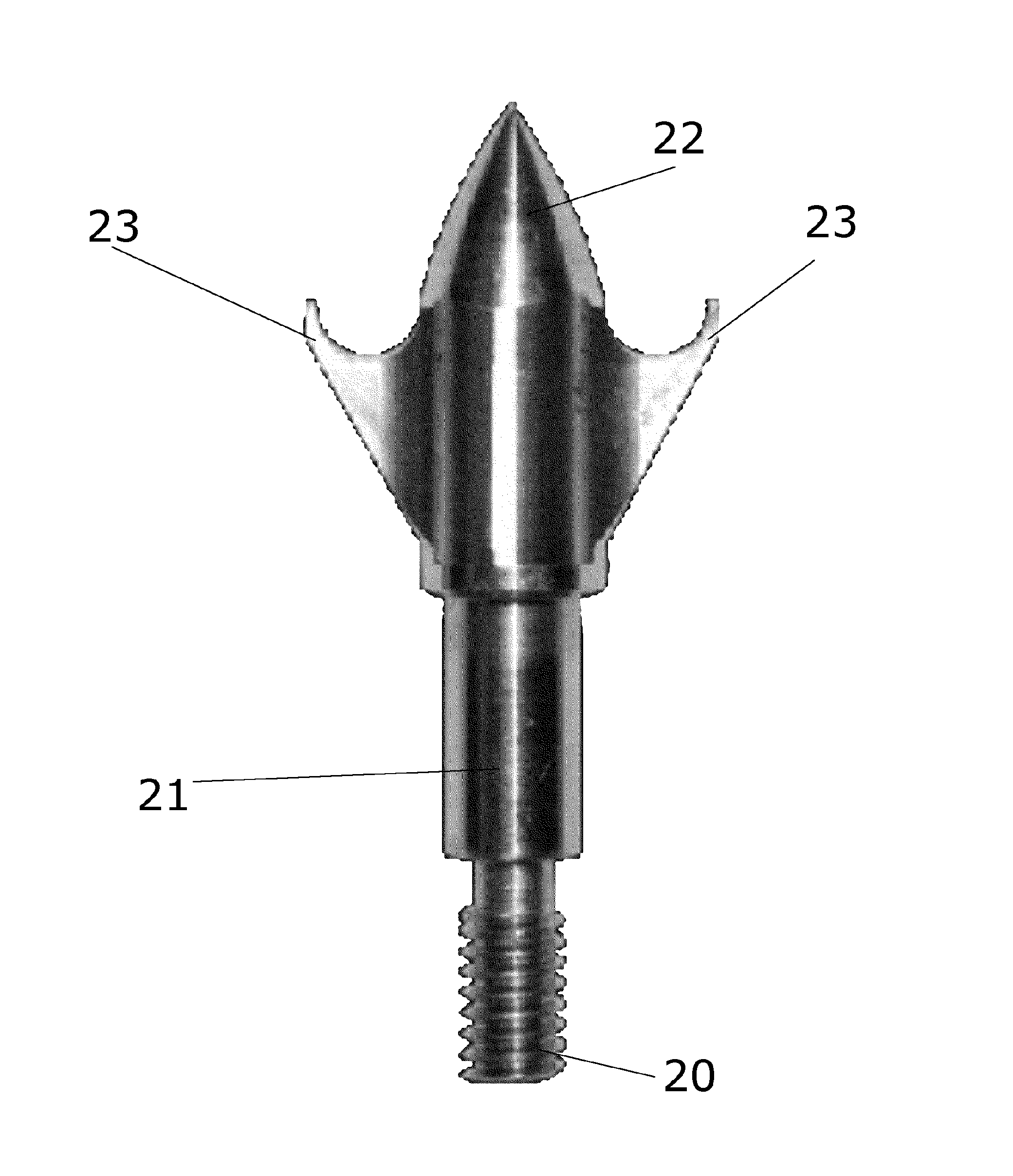 Hunting arrow tip and method of manufacture