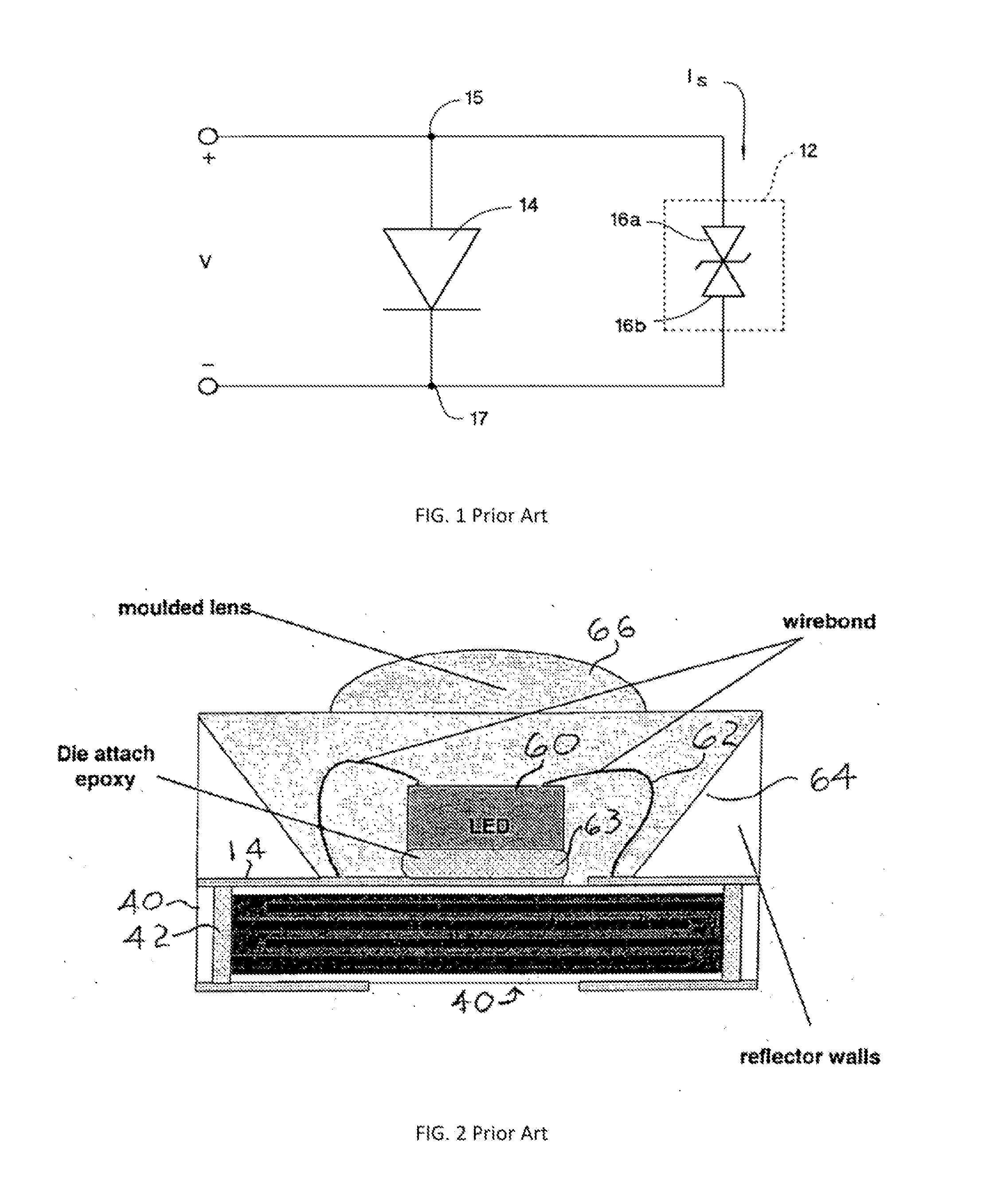 Micromachined High Breakdown Voltage ESD Protection Device for Light Emitting Diode and Method of Making the Same