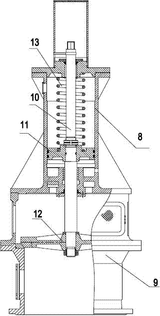 Water inlet main valve for hydropower station and operation method thereof