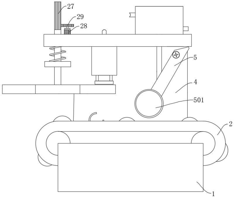 Carrying module for overflow valve assembly line