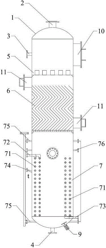 Epoxy soybean oil drying device and drying method thereof
