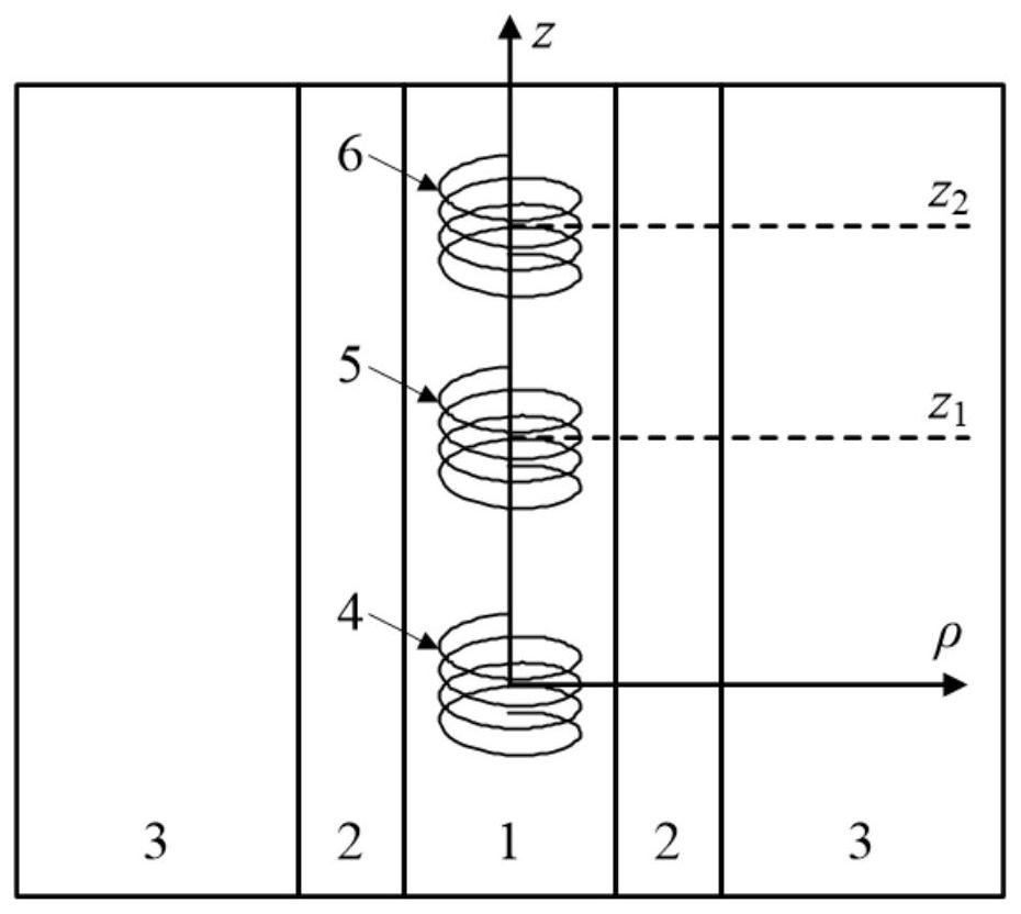 A through-casing induction logging method based on lateral wave detection