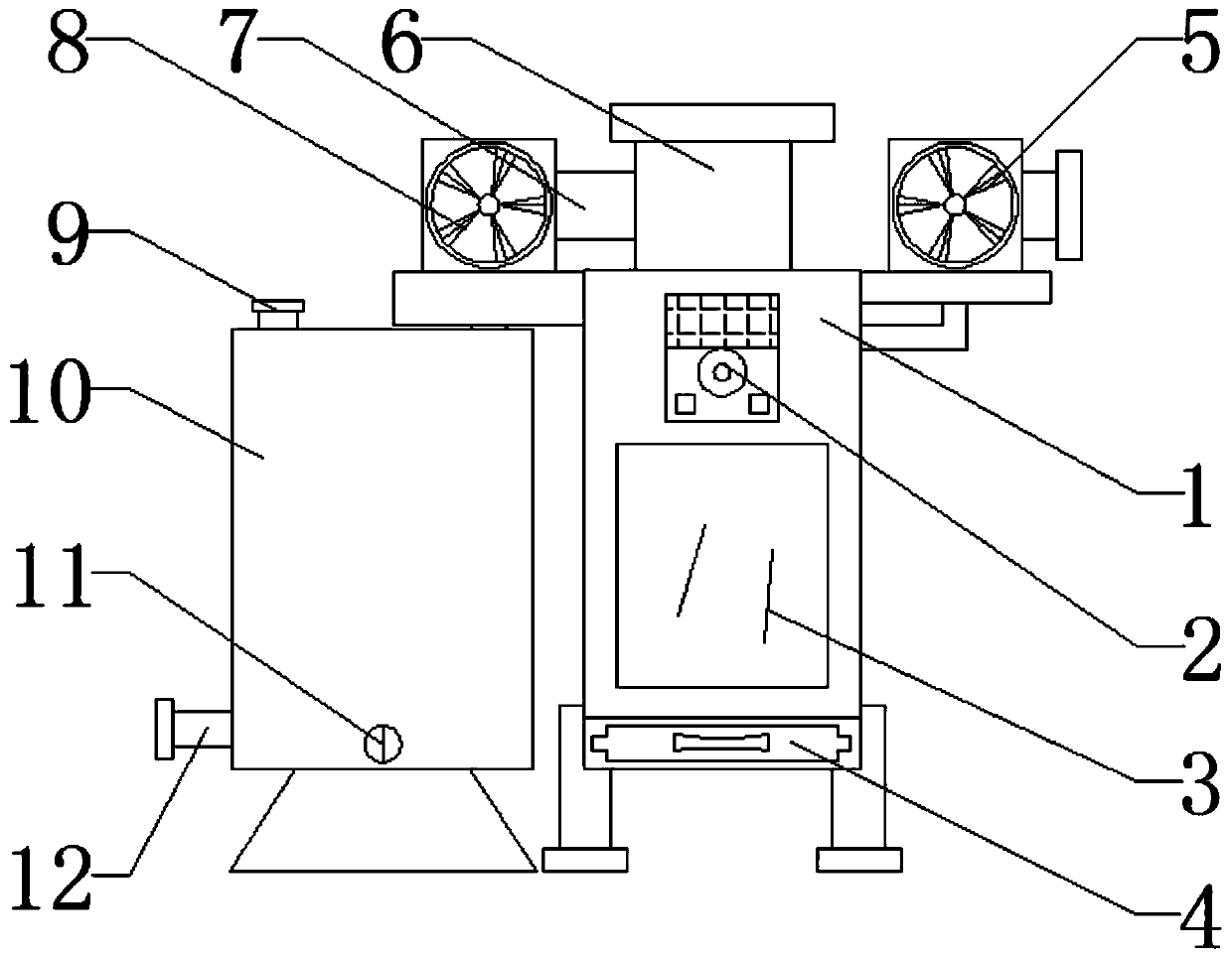 Novel vertical carbonization furnace for active carbon