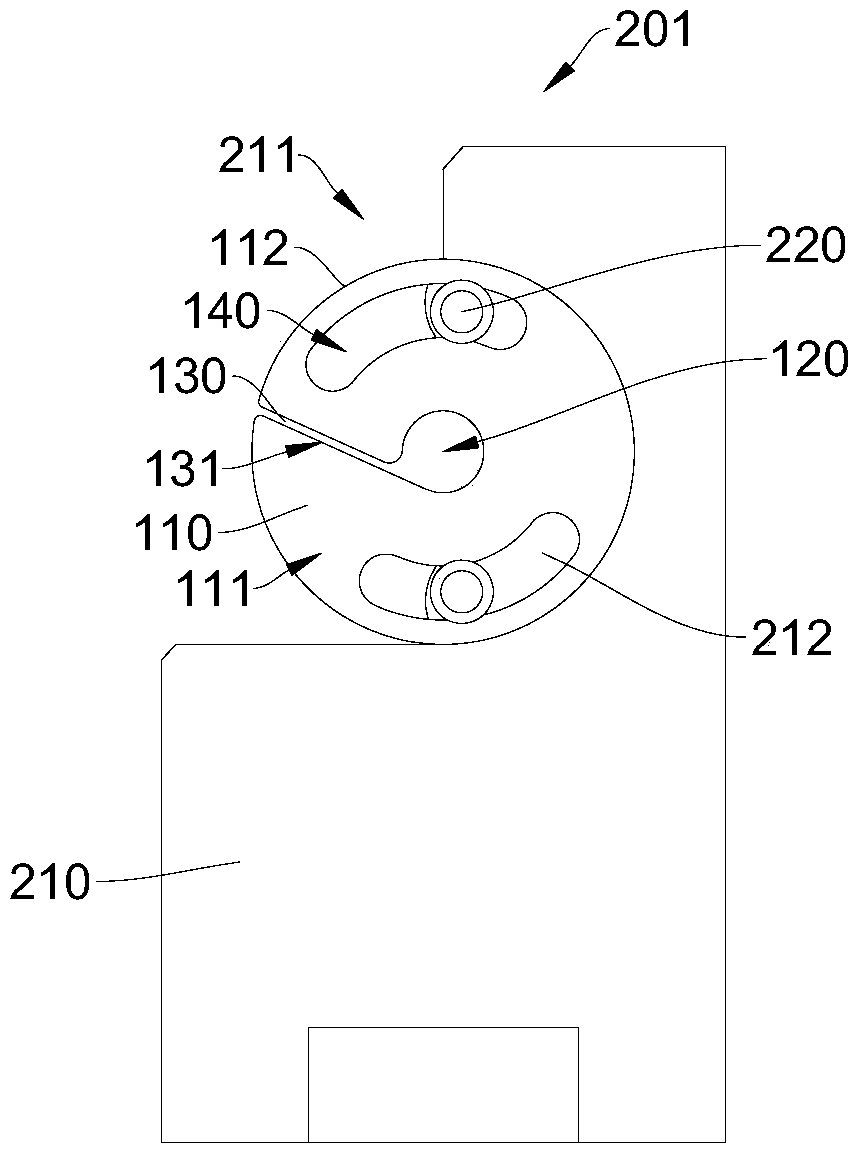 Data cable six-character shielding die, shielding tape coating device, and processing device