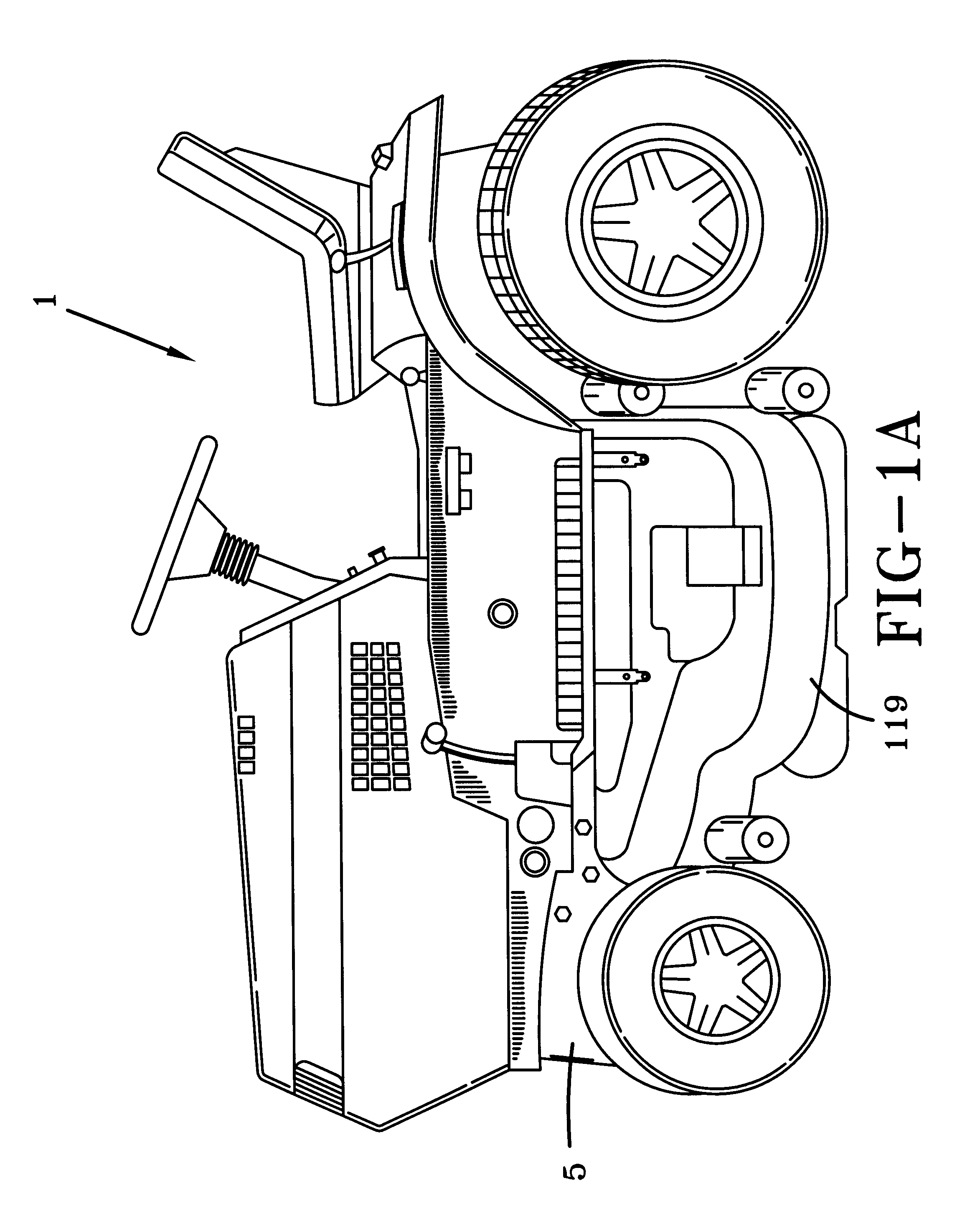 Zero turn radius or ZTR vehicle with a one-pump two motor mechanism