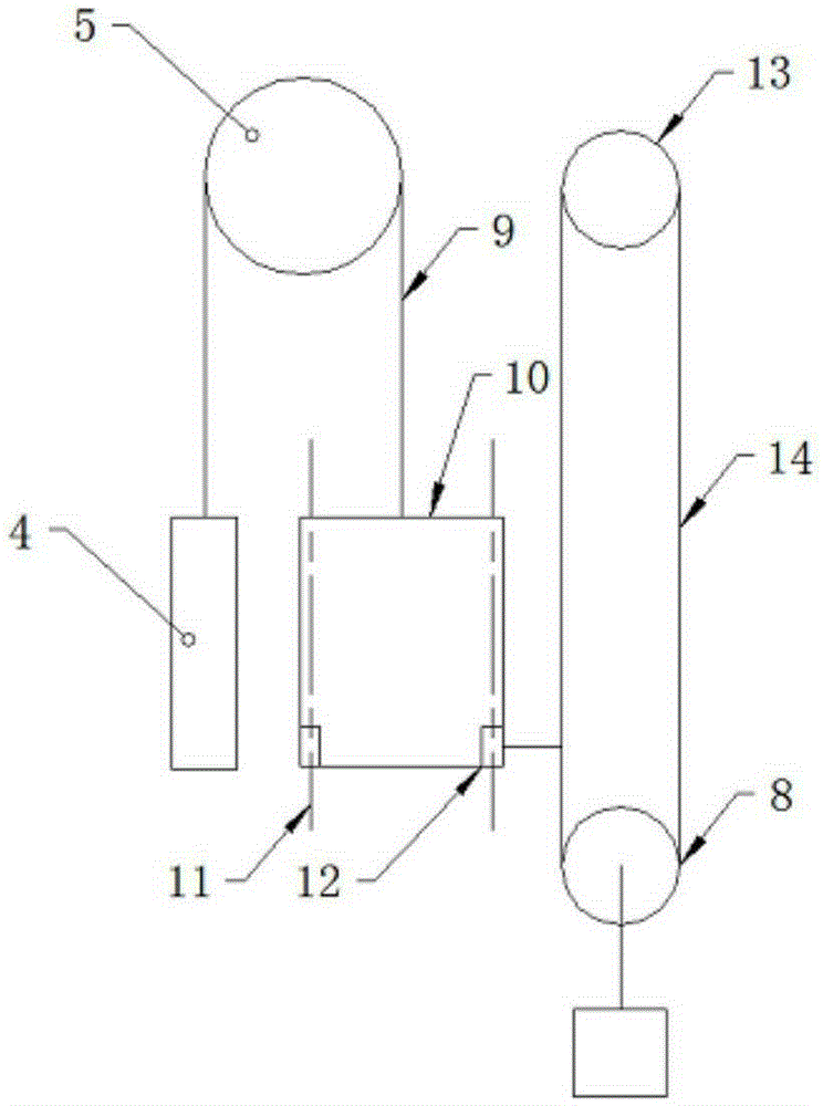 Electric control falling-preventing system, carrying platform system and control method of electric control falling-preventing system