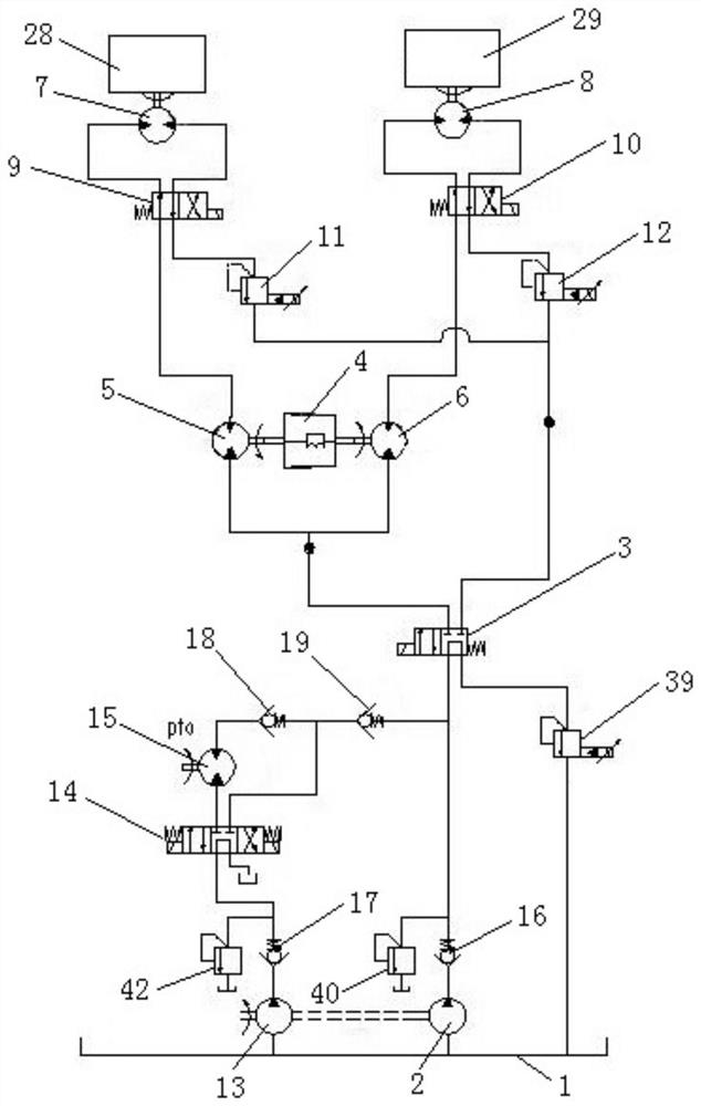 Shore-based feeding robot and power transmission system and control method thereof