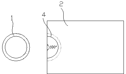 Tapping jig capable of avoiding dragging product
