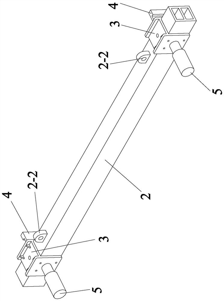 Loading device for static strength test of car body end wall