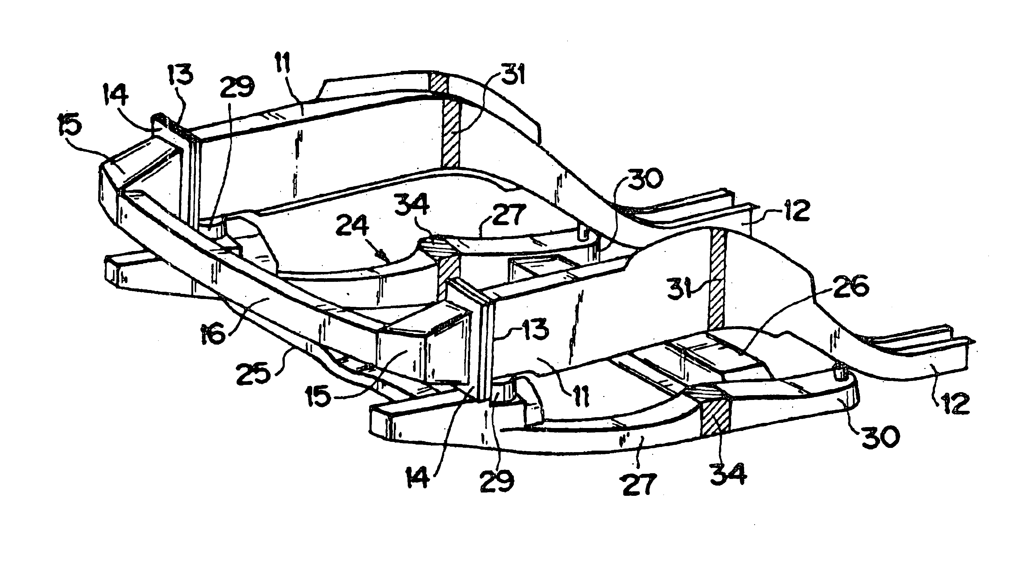 Body frame structure for a vehicle and method for manufacturing thereof