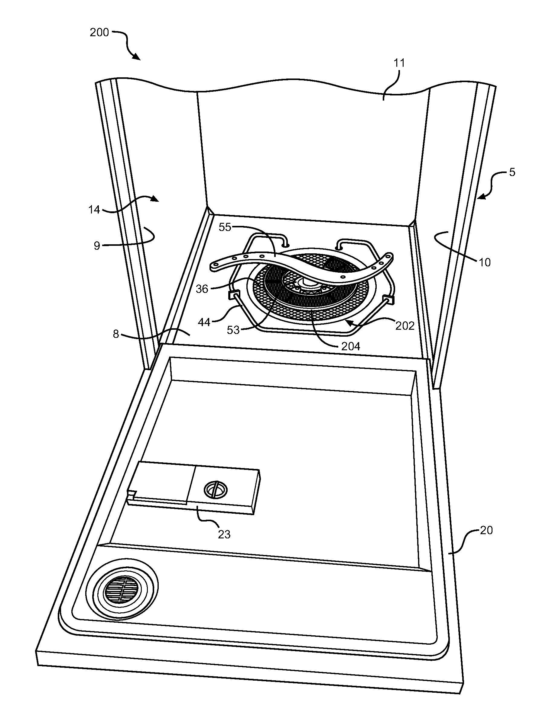 Convertible dishwasher