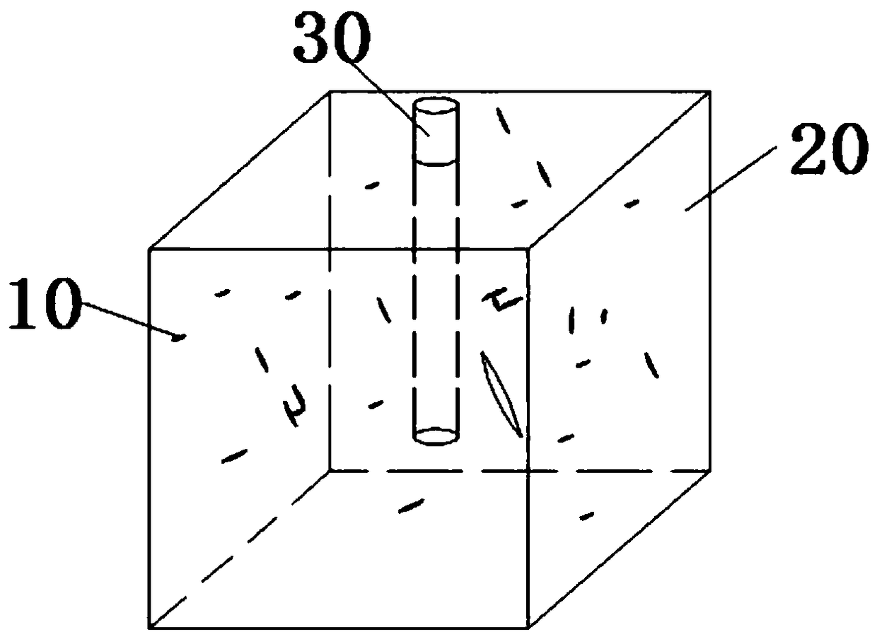 Method for making cement sample for simulating pore characteristics of original rock