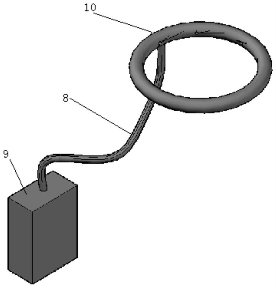 A pipeline impingement jet uniform aeration generating device