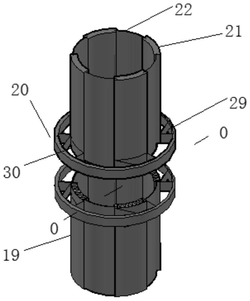 A pipeline impingement jet uniform aeration generating device