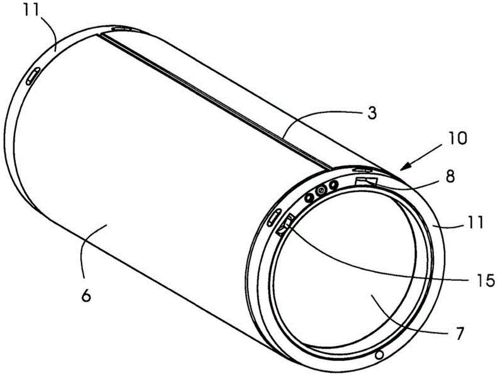 Impression cylinder and imprinting system having such an impression cylinder