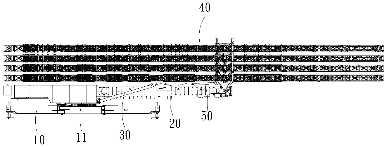 Antenna lifting control device and control method