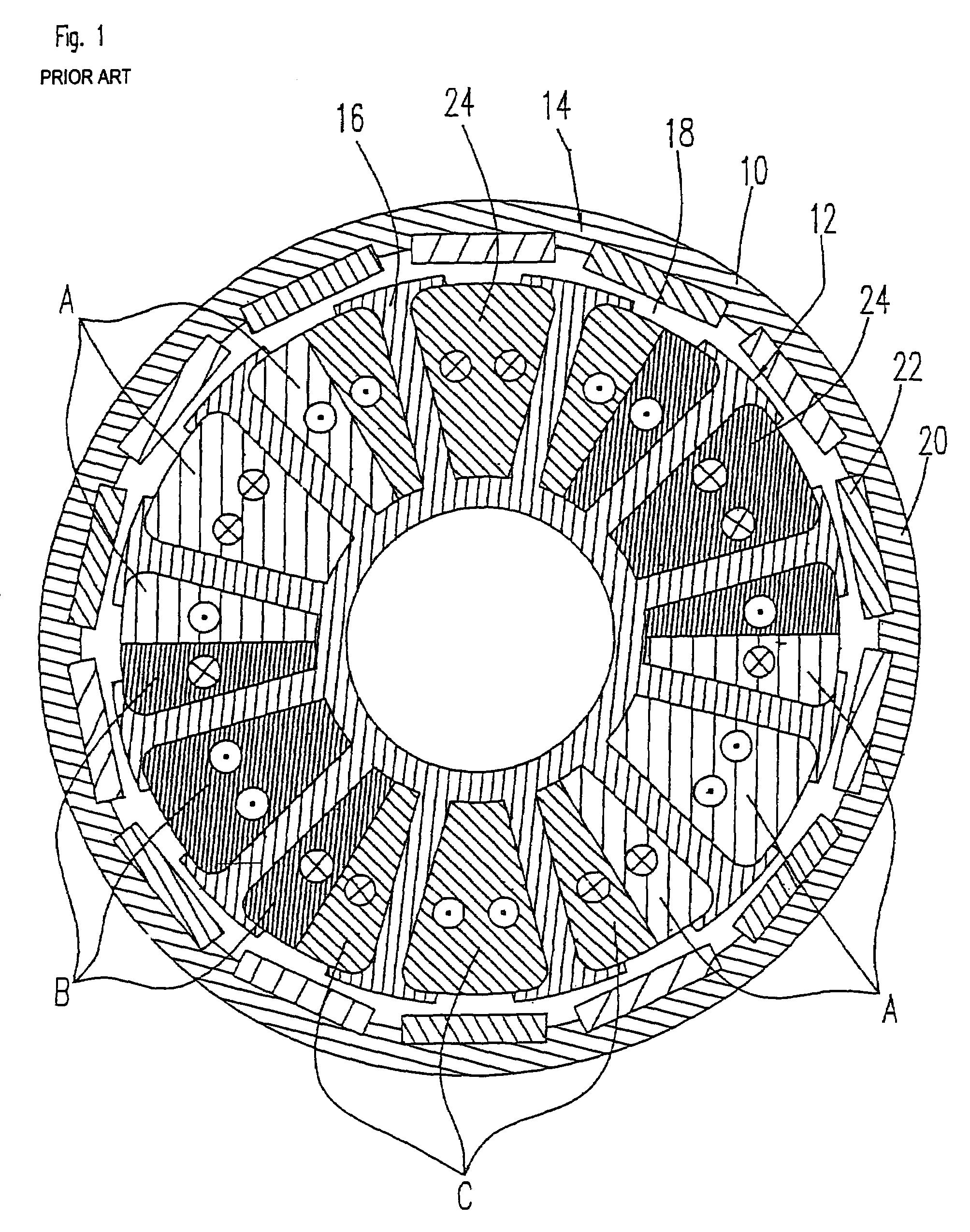 Stator for an electric motor