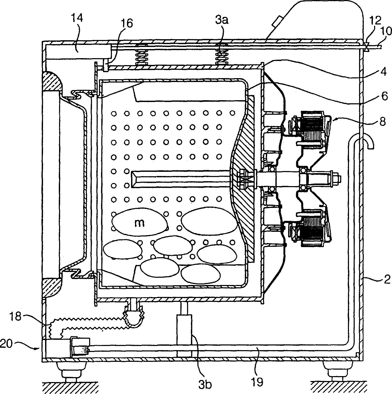 Structure for fixing filter in washing machine