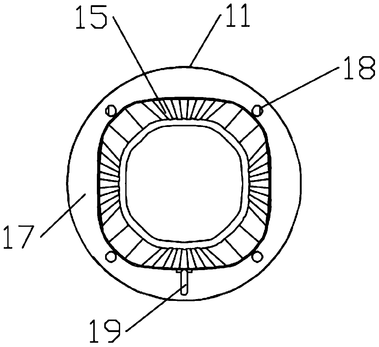 Forest fruit harvesting device