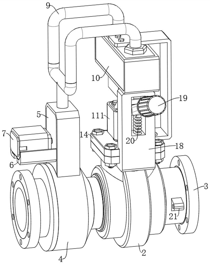 Gate valve convenient to open and close