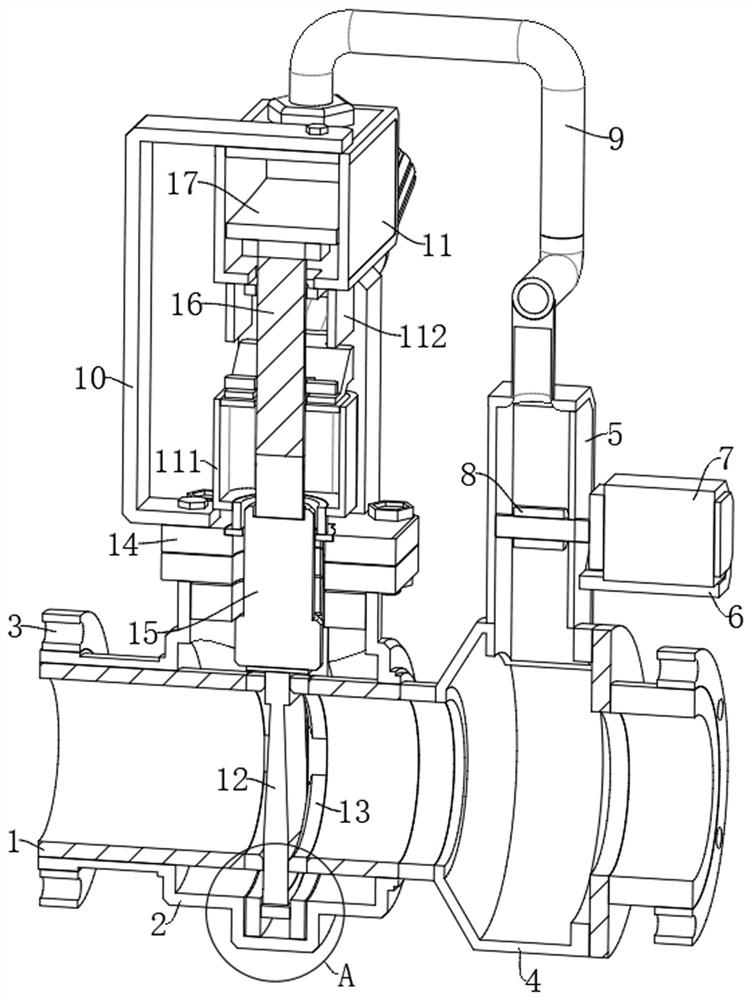 Gate valve convenient to open and close