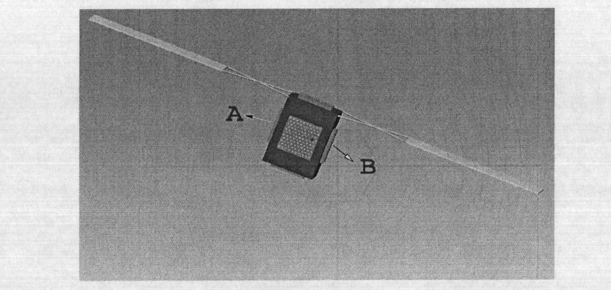 Layout method for micro attitude and orbit control thruster array