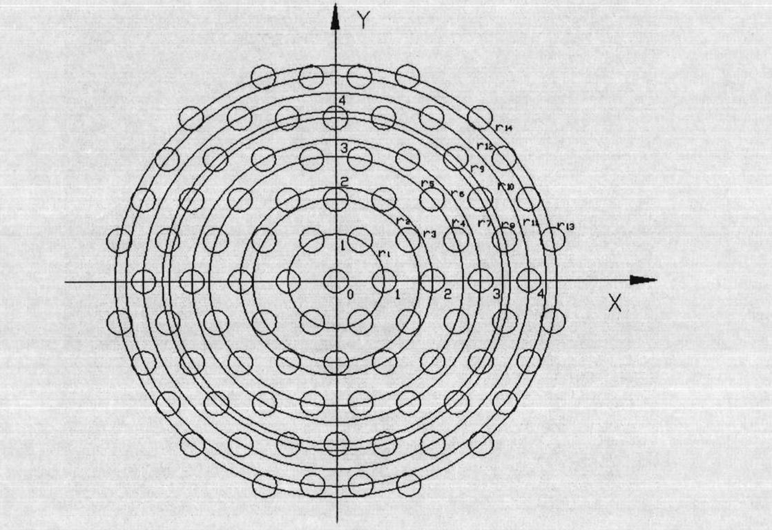 Layout method for micro attitude and orbit control thruster array