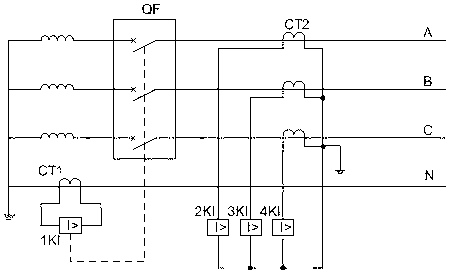 Neutral line breakage detection protection method and device