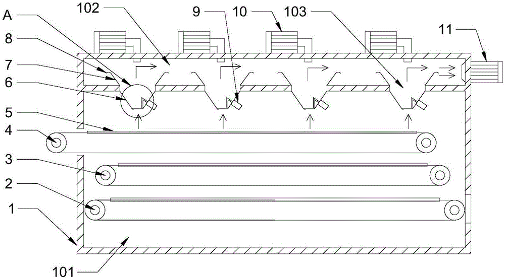 Dehumidifying mechanism