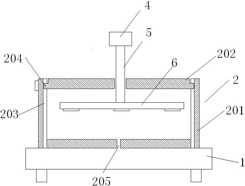 Equipment used for air sac test