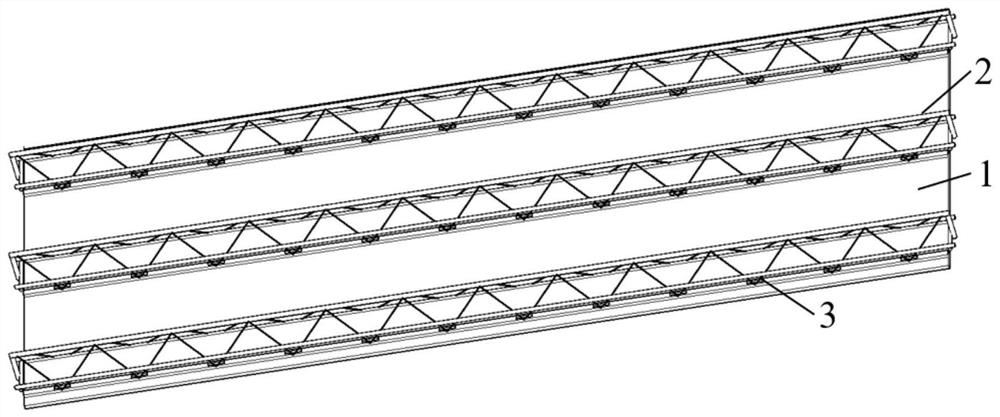 Assembled form-removal-free steel bar truss floor support plate