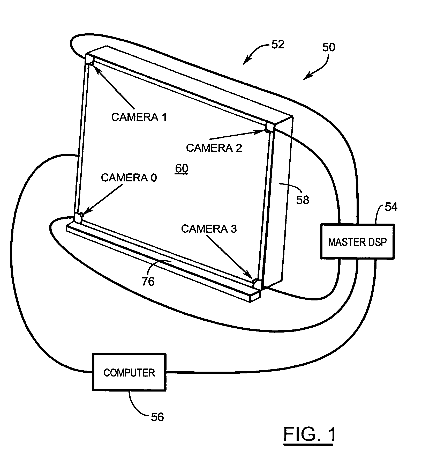 System and method for differentiating between pointers used to contact touch surface
