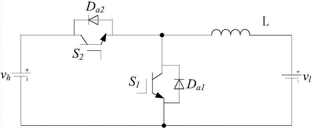 Inductive current prediction independent convergence control method used in bidirectional DC/DC converter
