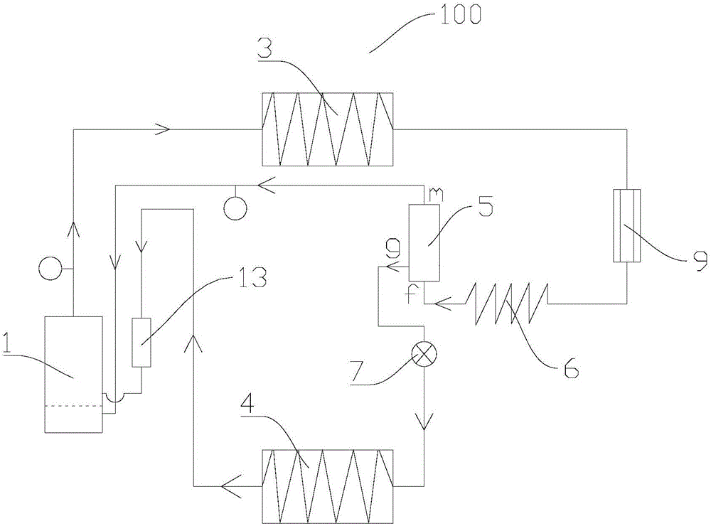 Air conditioner only having refrigeration function and control method thereof