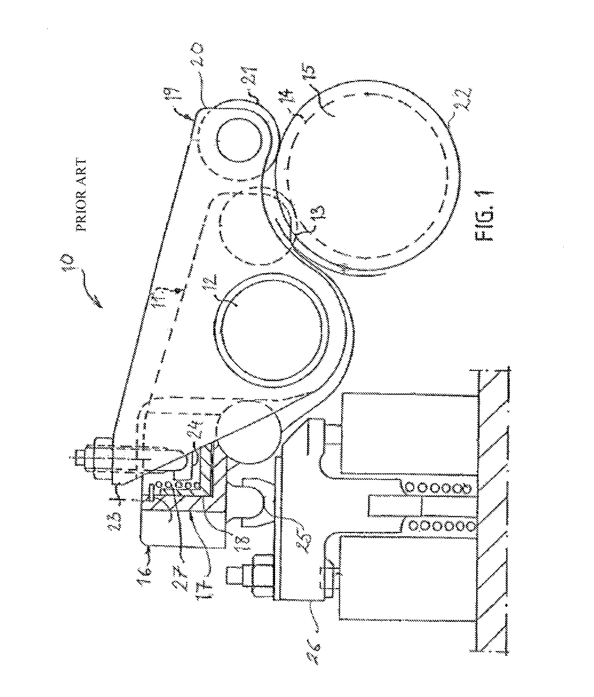 Exhaust valve mechanism for an internal combustion engine