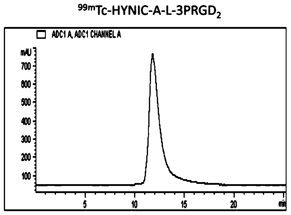 A nuclear medicine drug of structurally modified rgd polypeptide