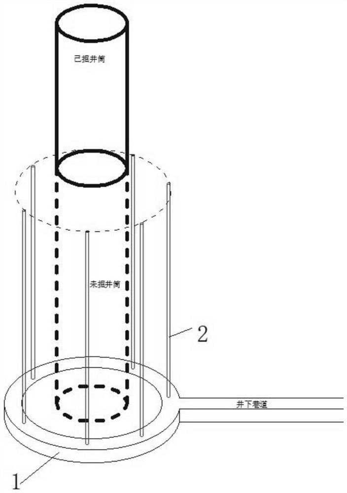 Shaft sinking water disaster prevention and control method