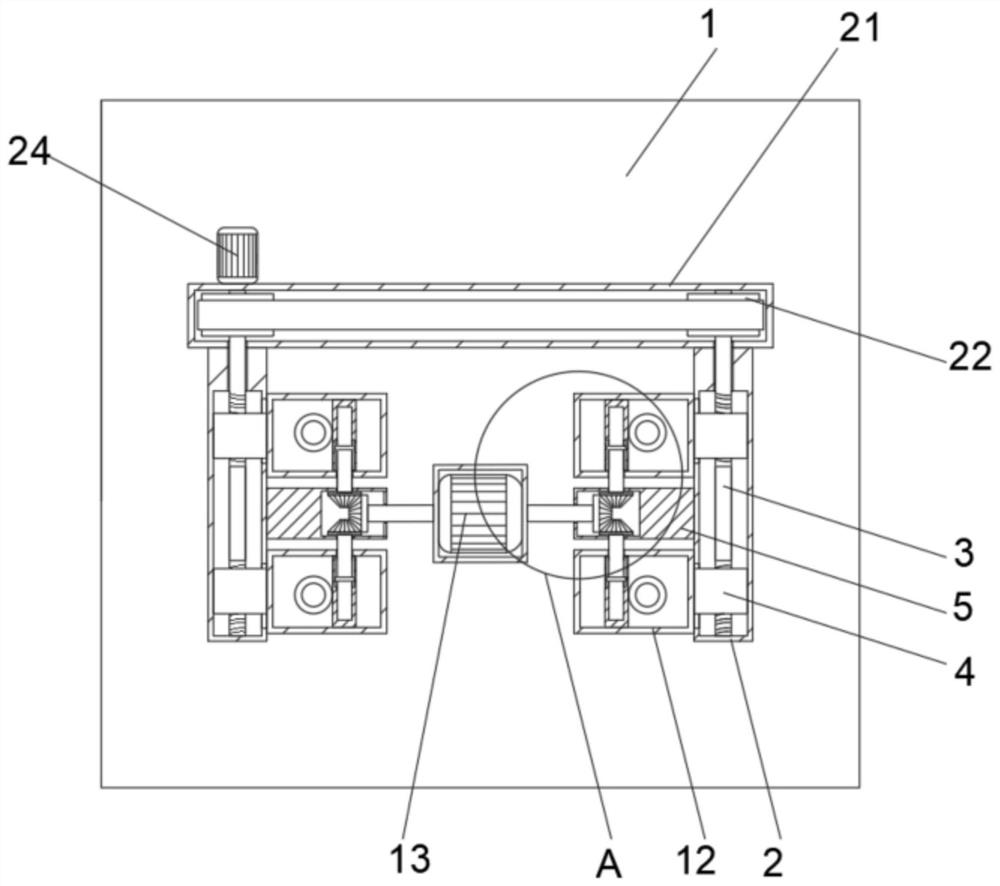 Bending device for trial production of hot-rolled ribbed steel bars and using method of bending device