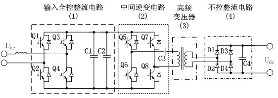 Power electronic rectification transformer