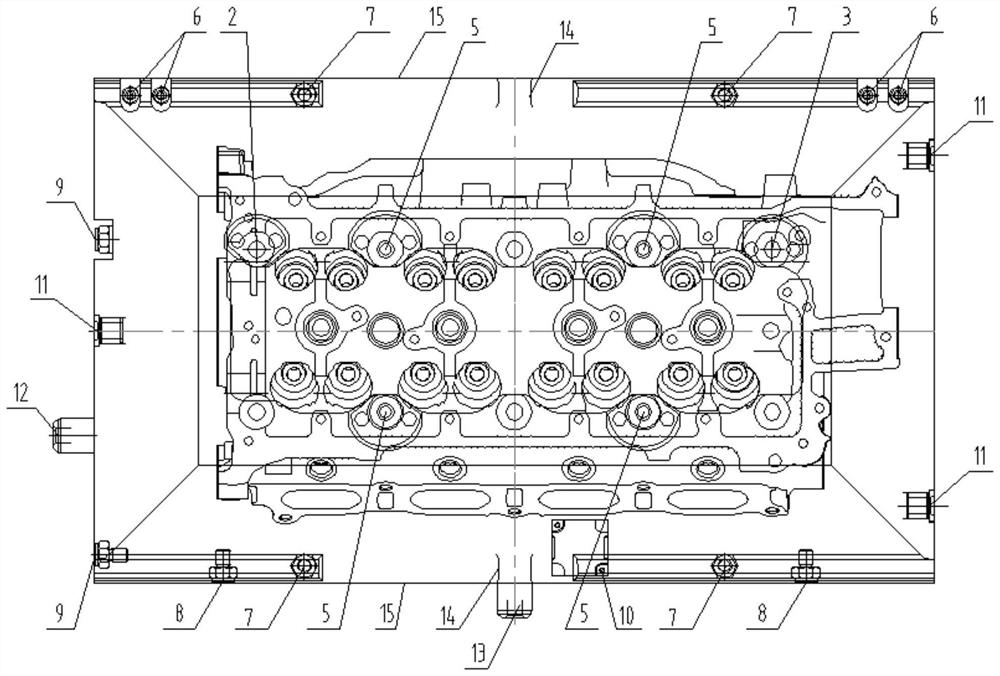 Accompanying tray clamping device