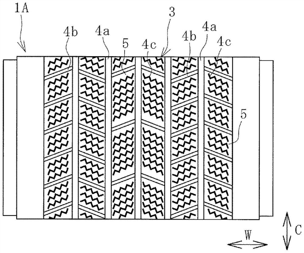 Mold for tire vulcanization and tire manufacturing method