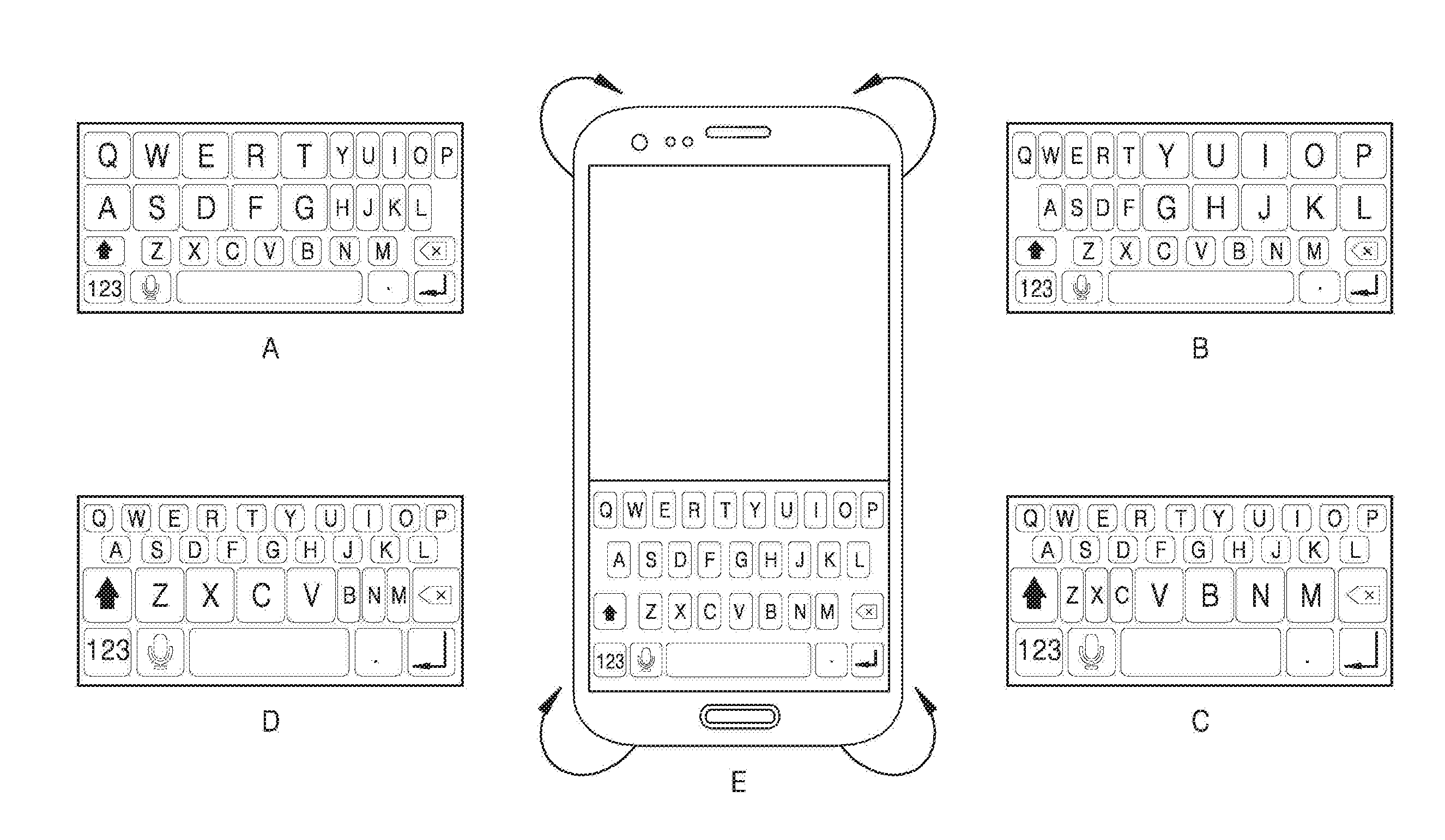 Method for displaying virtual keyboard on mobile terminal, and mobile terminal