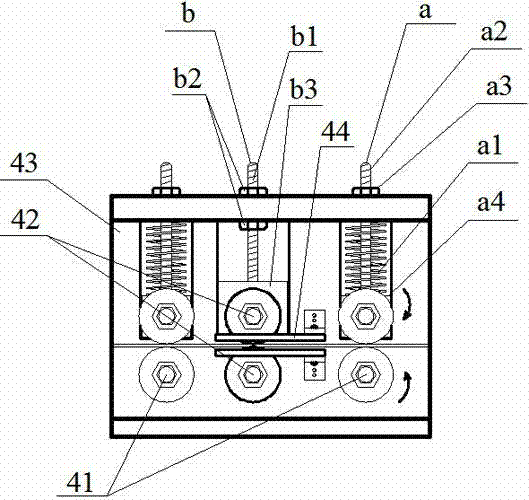 Bamboo batten filament pressing crusher